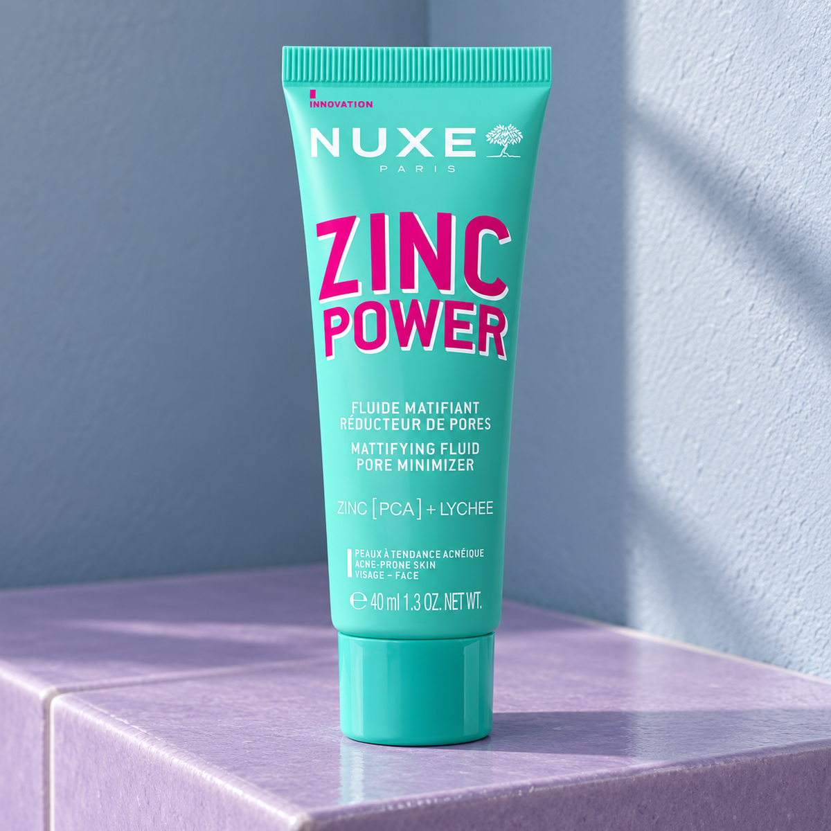 NUXE Zinc Power Mattifying Fluid Pore Minimizer 40 ml – atmosférická fotografie – MrRizz