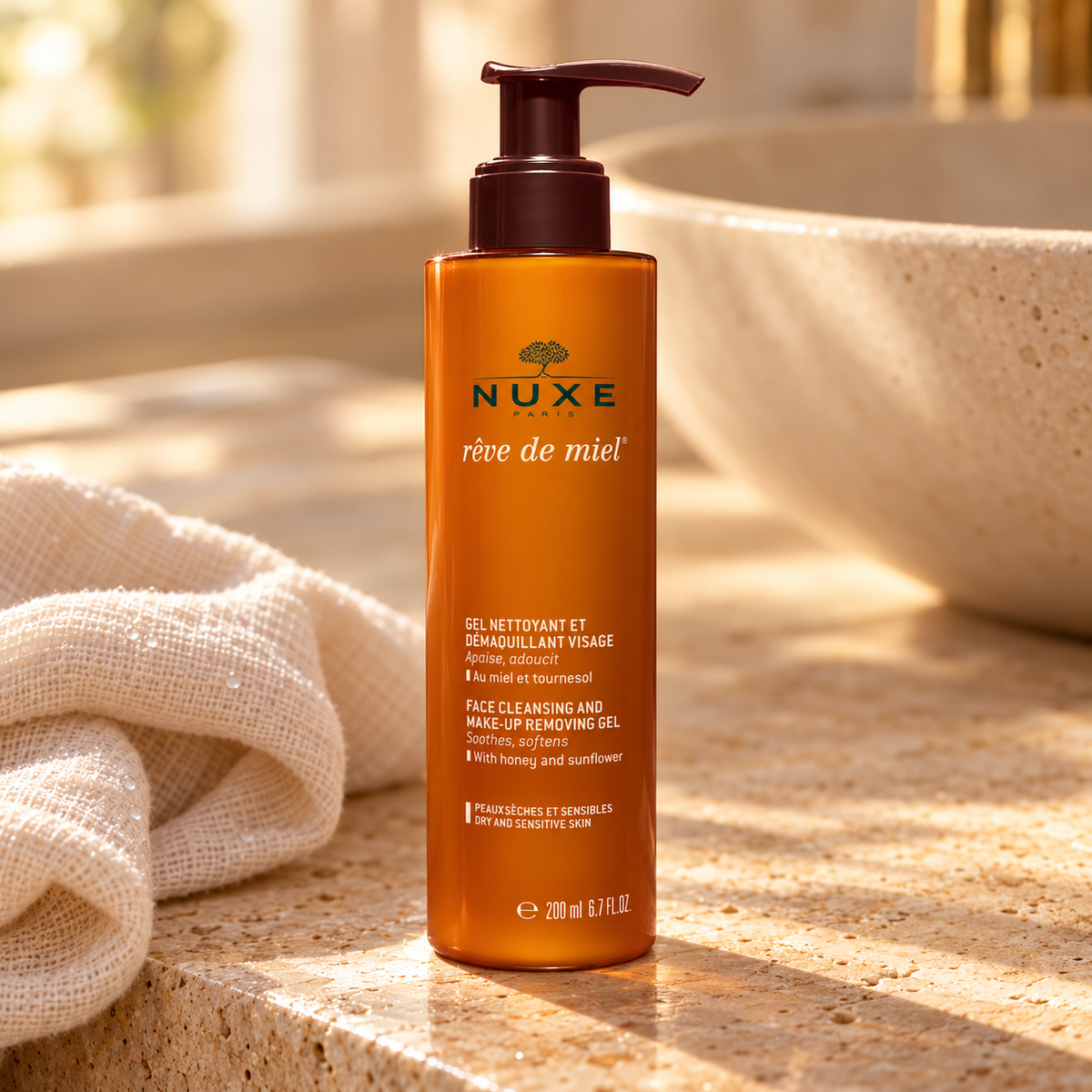 NUXE Reve de Miel 200 ml – atmosférická fotografie – MrRizz