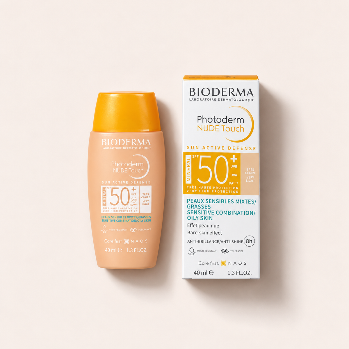 BIODERMA Photoderm Nude Touch Mineral 40 ml – výrobek s originálním obalem – MrRizz