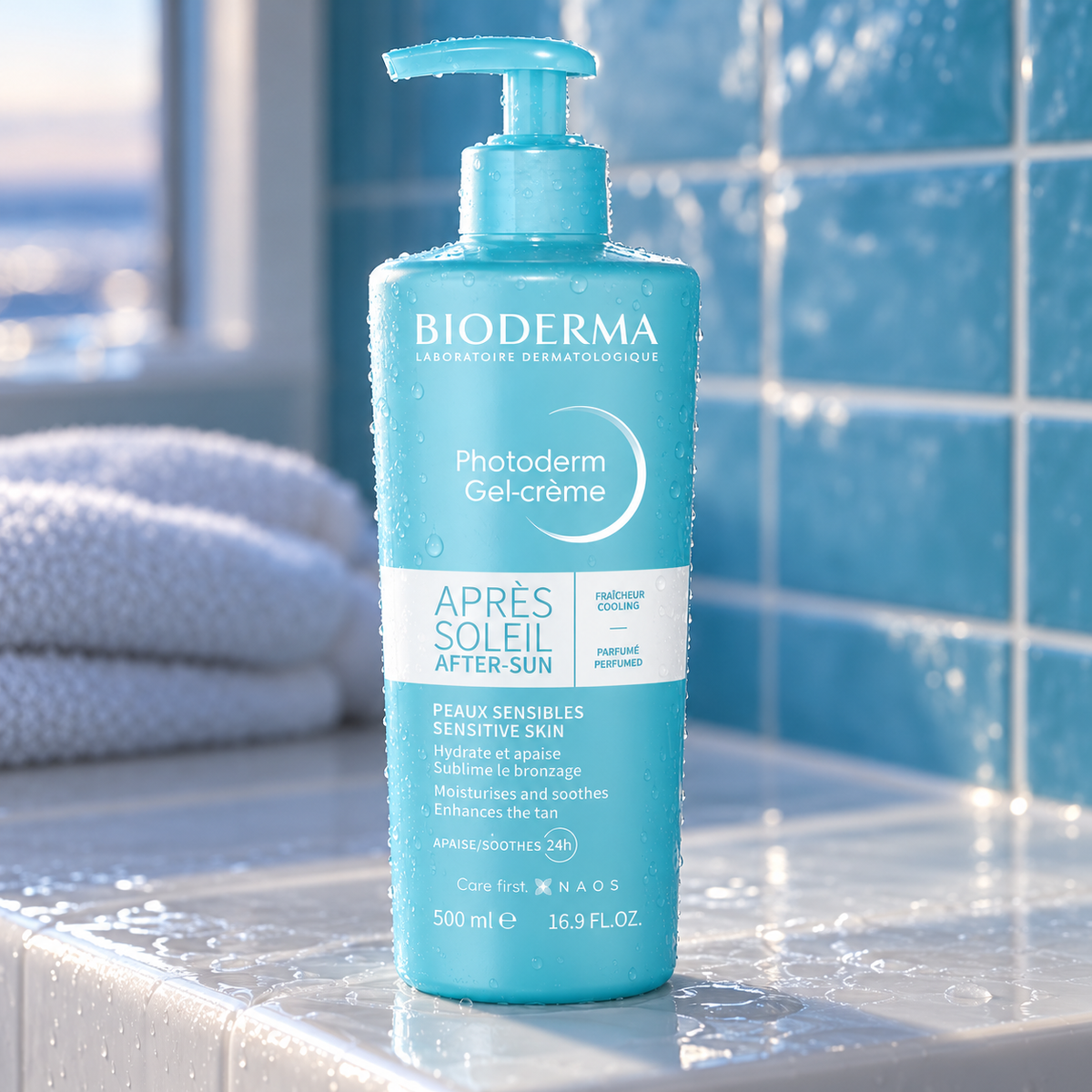 BIODERMA Photoderm After-Sun Gel-Cream 500 ml – atmosférická fotografie – MrRizz