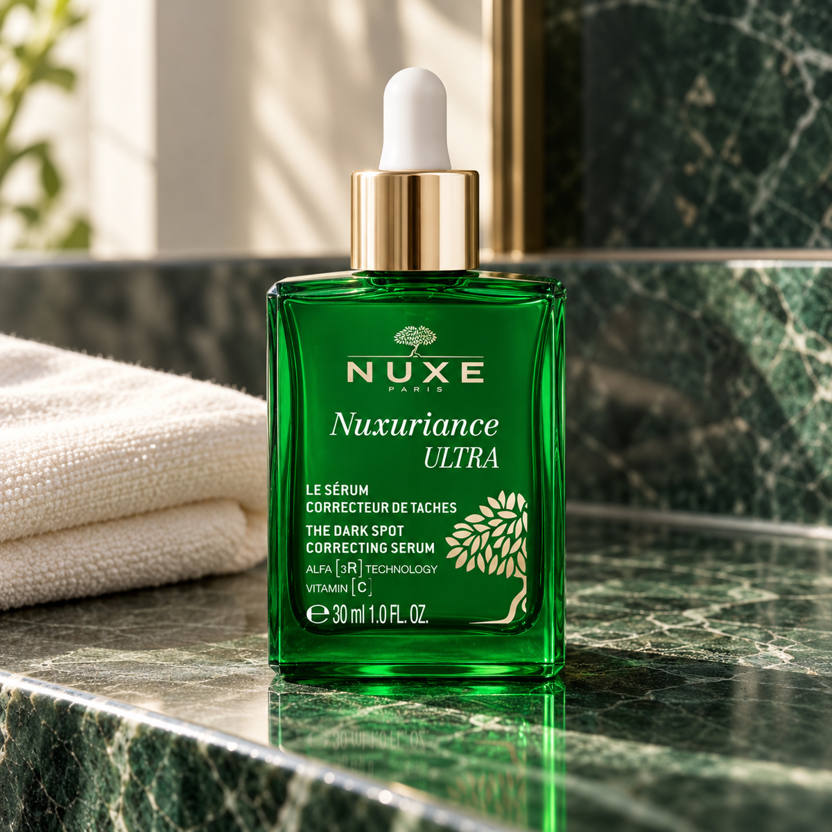 NUXE Nuxuriance Ultra The Dark Spot Correcting Serum pleťové sérum 30 ml – atmosférická fotografie – MrRizz